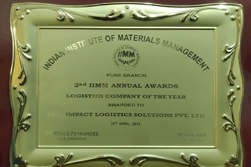 IIMM Award - Logistics Company of The Year 2015