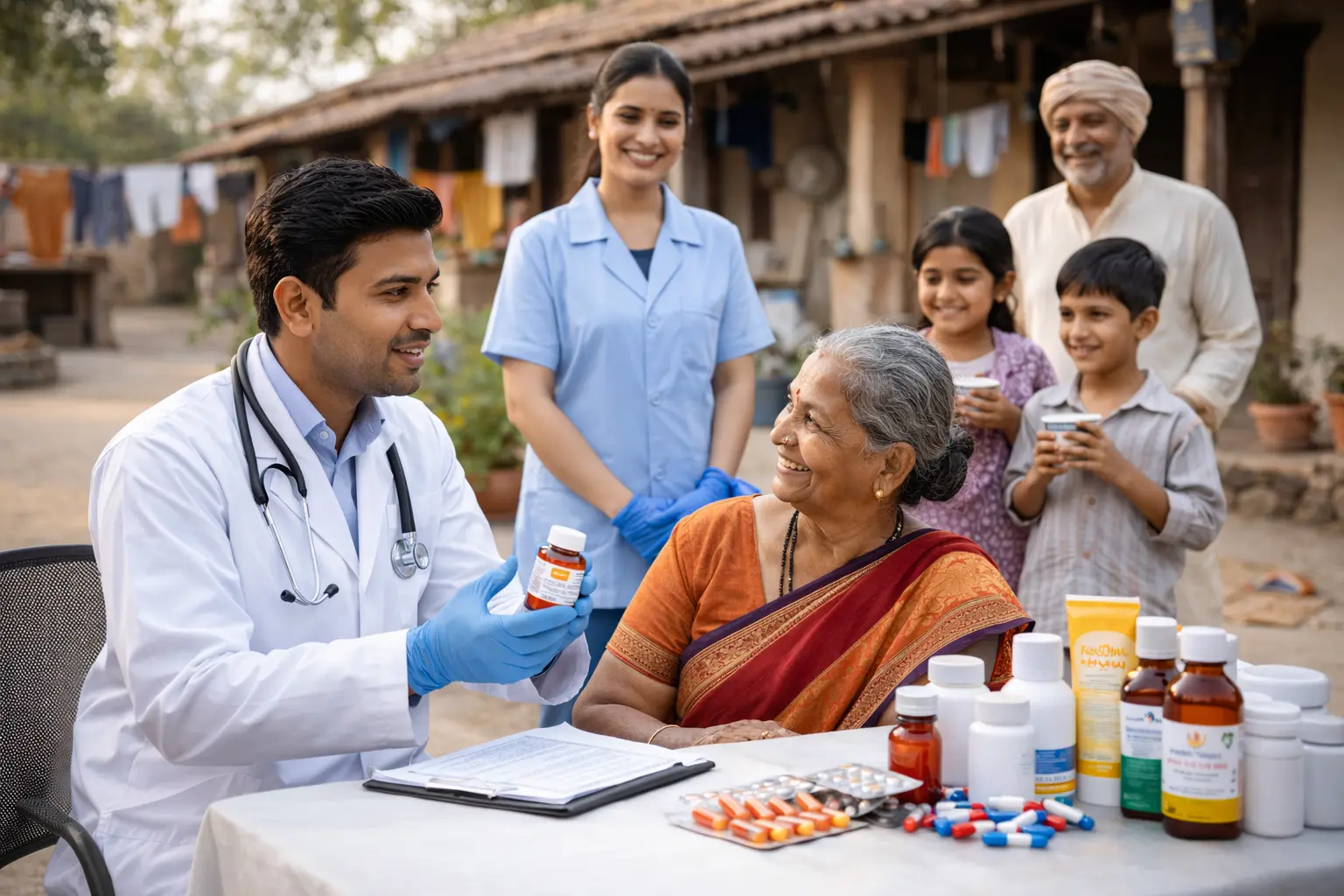 Healthcare products improving community wellbeing